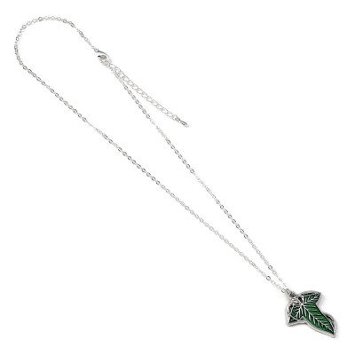 IL SIGNORE DEGLI ANELLI THE LEAF OF LORIEN PENDENTE E COLLANA REPLICA CARAT