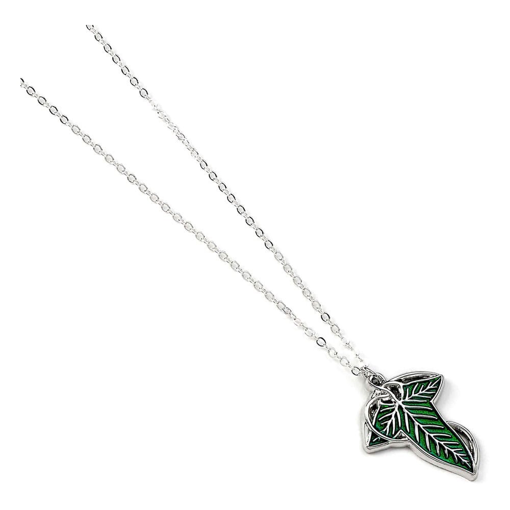 IL SIGNORE DEGLI ANELLI THE LEAF OF LORIEN PENDENTE E COLLANA REPLICA CARAT