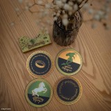 CINEREPLICAS LORD OF THE RINGS COASTERS 4-PACK SET
