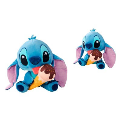 LILO E STITCH 25CM STITCH WITH ICE CREAM PELUCHE FIGURE SIMBA TOYS
