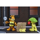 GARFIELD X NINJA TURTLES GARFELLO & SIDEKICK ODIE ULTIMATE ACTION FIGURE NECA