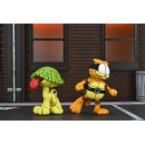 GARFIELD X NINJA TURTLES GARFELLO & SIDEKICK ODIE ULTIMATE ACTION FIGURE NECA
