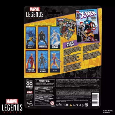 HASBRO MARVEL LEGENDS MINI COMICS SERIES BLACK WIDOW ACTION FIGURE