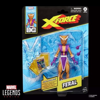 MARVEL LEGENDS X-FORCE FERAL ACTION FIGURE HASBRO