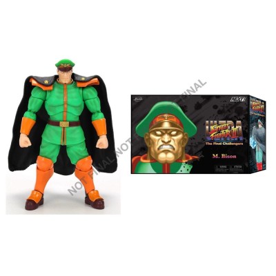 ULTRA STREET FIGHTER II THE FINAL CHALLENGERS M. BISON DELUXE ACTION FIGURE JADA TOYS