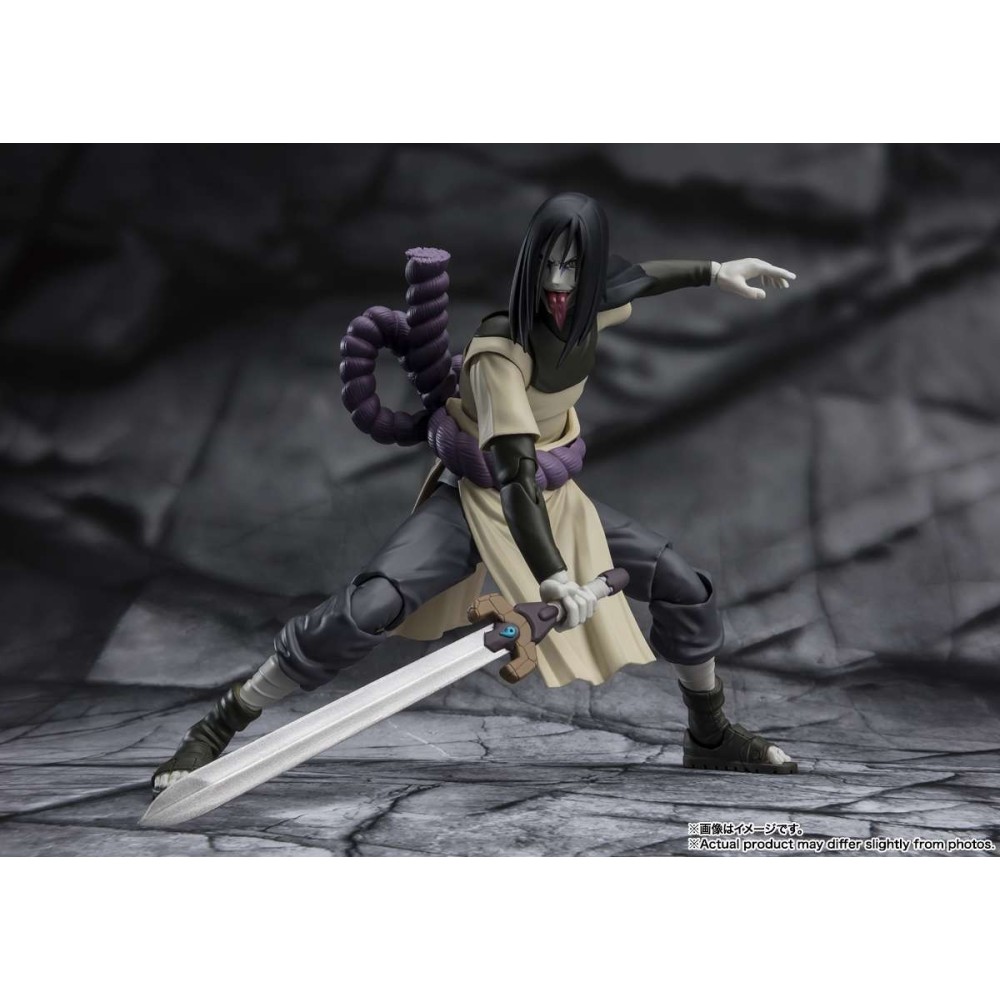 NARUTO SHIPPUDEN OROCHIMARU SEEKER OF IMMORTALITY S.H. FIGUARTS ACTION FIGURE BANDAI