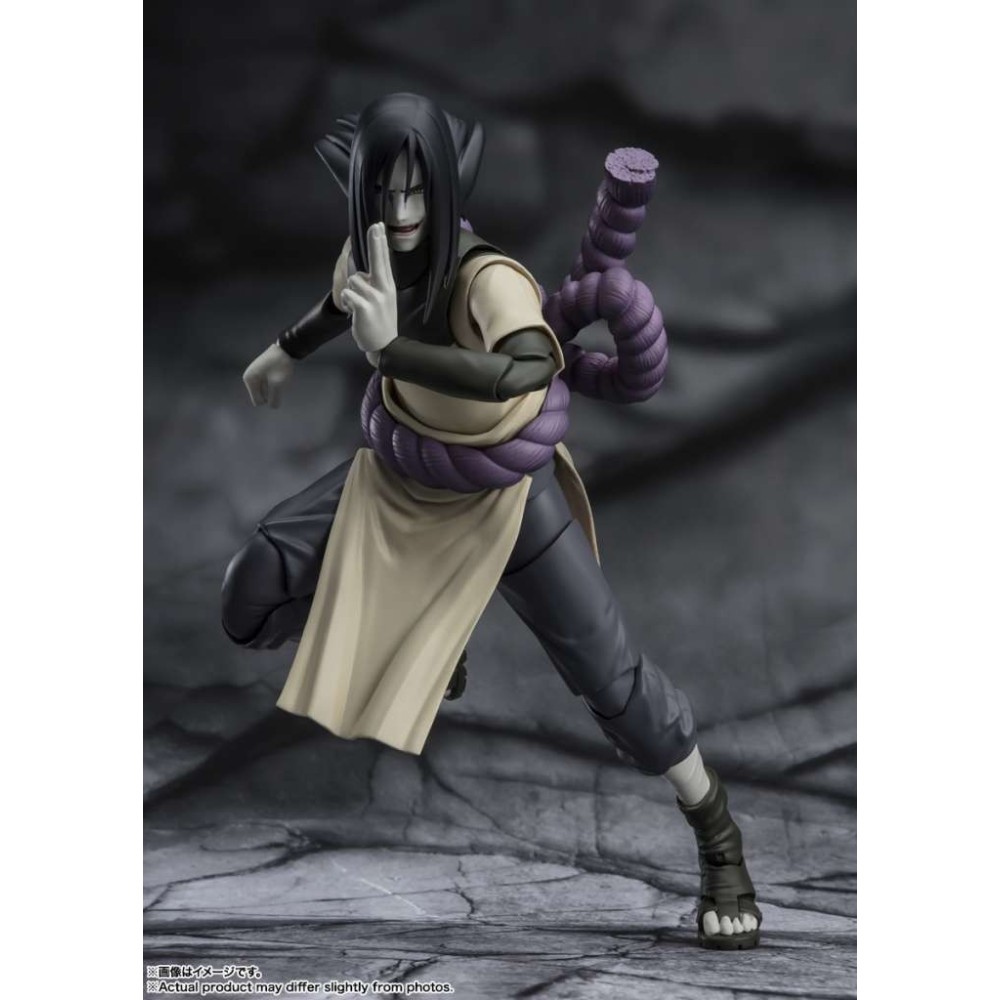 BANDAI NARUTO SHIPPUDEN OROCHIMARU SEEKER OF IMMORTALITY S.H. FIGUARTS SERIES ACTION FIGURE