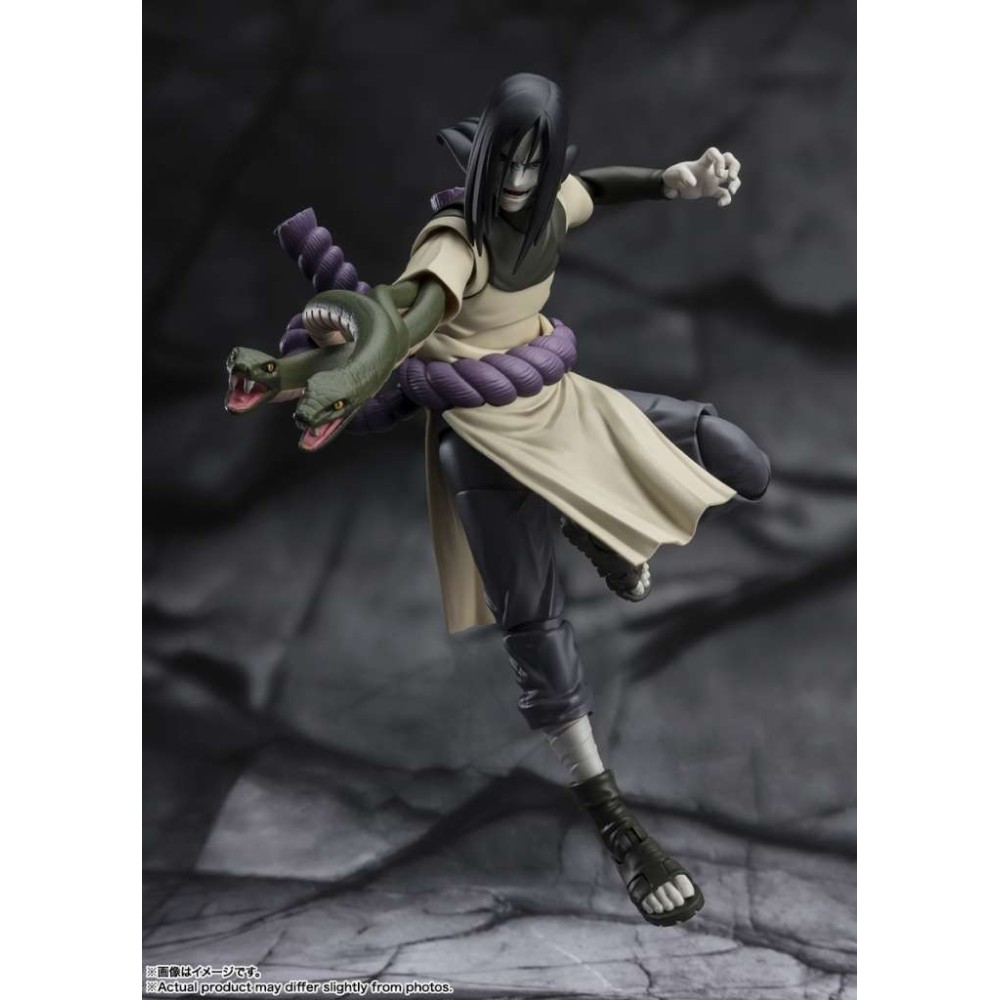 NARUTO SHIPPUDEN OROCHIMARU SEEKER OF IMMORTALITY S.H. FIGUARTS ACTION FIGURE BANDAI