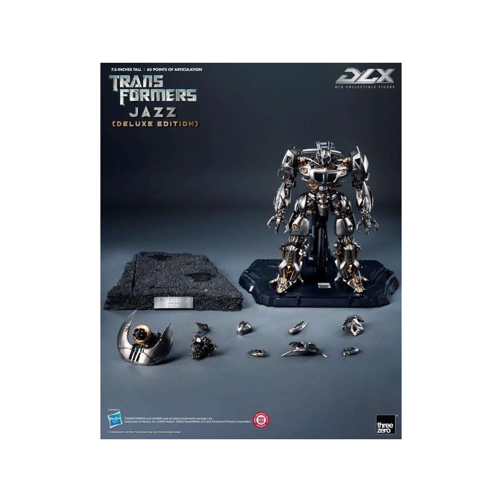 THREEZERO TRANSFORMERS DLX SERIES JAZZ DELUXE VER. ACTION FIGURE