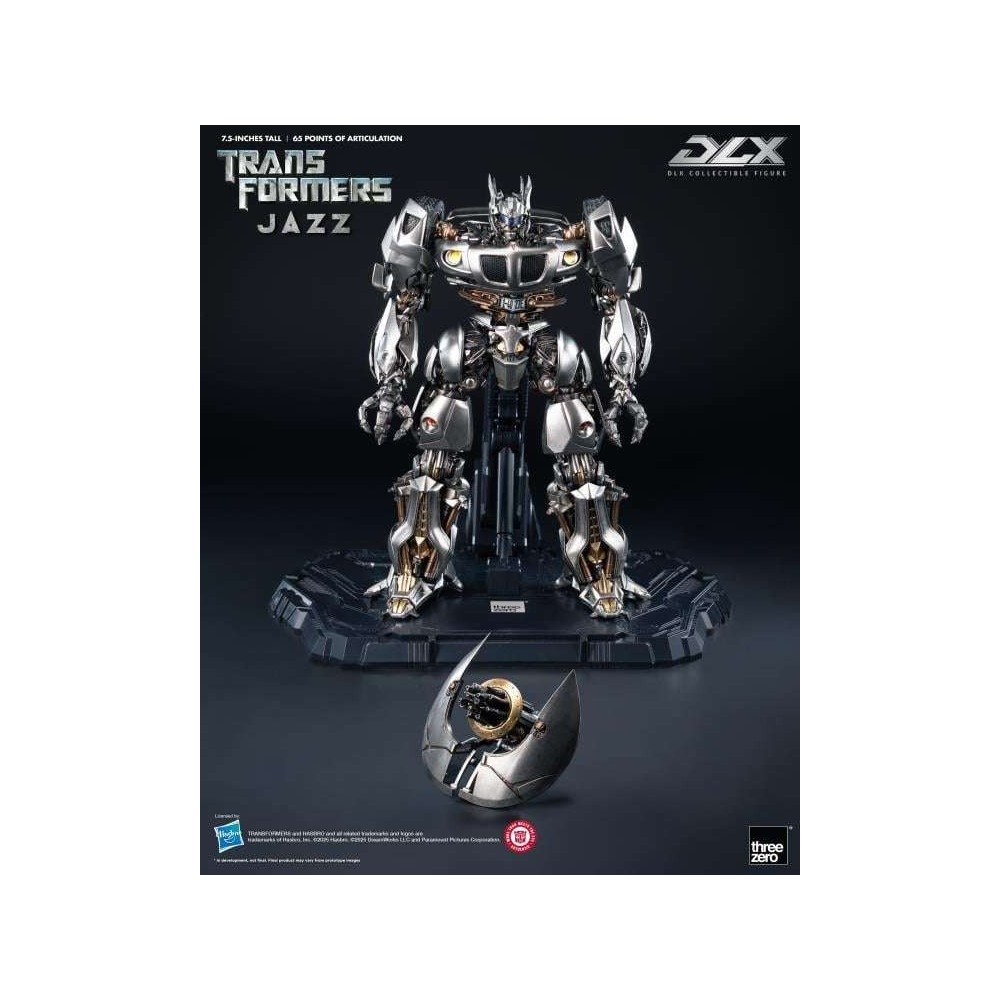 TRANSFORMERS DLX JAZZ ACTION FIGURE THREEZERO