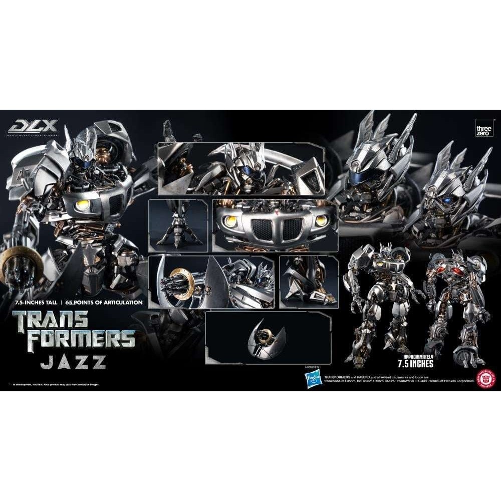 THREEZERO TRANSFORMERS DLX SERIES JAZZ STANDARD VER. ACTION FIGURE
