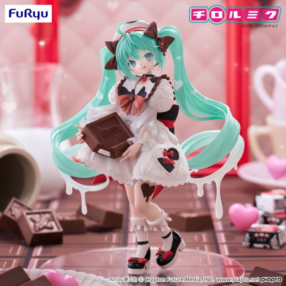 FURYU HATSUNE MIKU X TIROL CHOKO MILK TRIO-TRY-IT SERIES PVC FIGURE STATUE