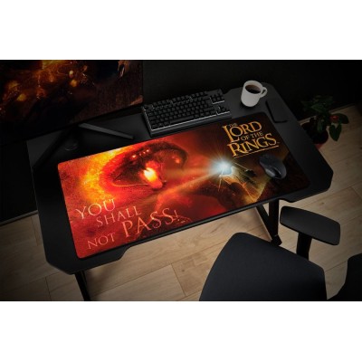 THE LORD OF THE RING YOU SHALL NOT PASS XXL DESK MAT TAPPETINO 90X40CM SUBSONIC