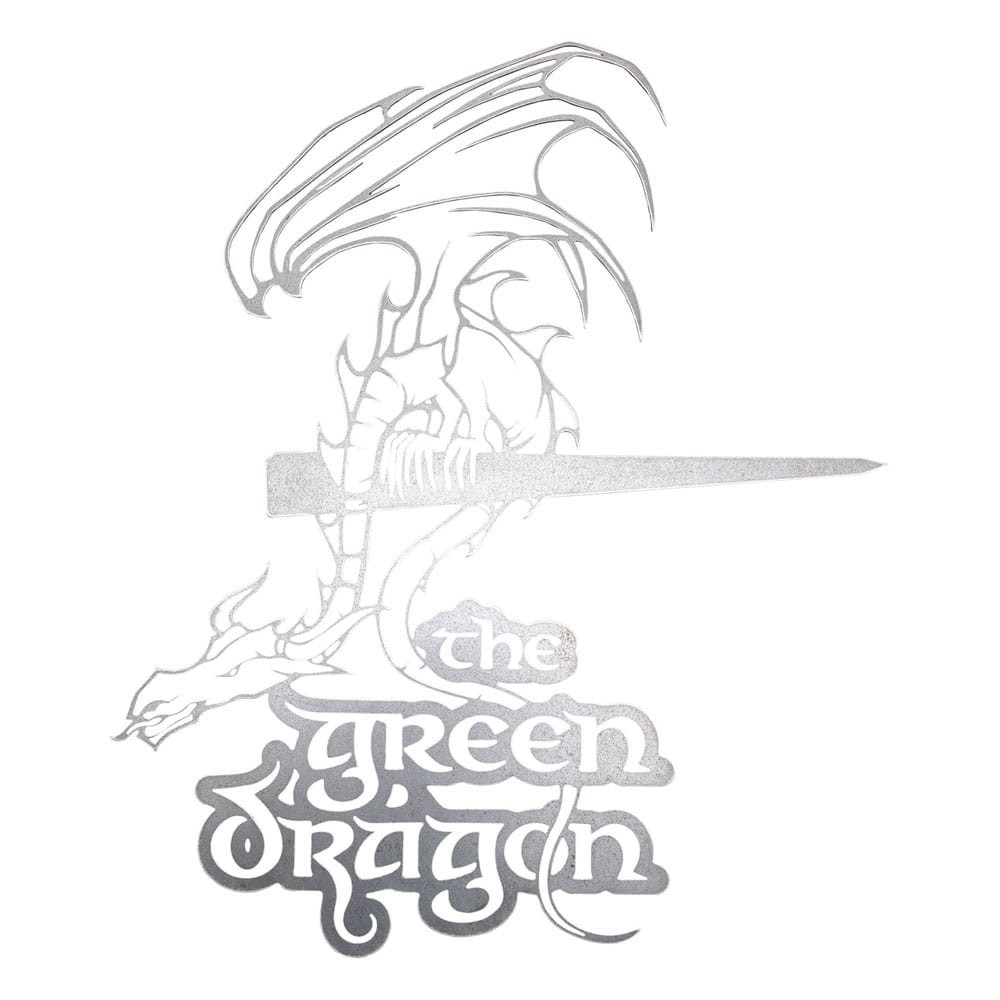 WETA THE LORD OF THE RINGS THE GREEN DRAGON METALBIRD SIGN
