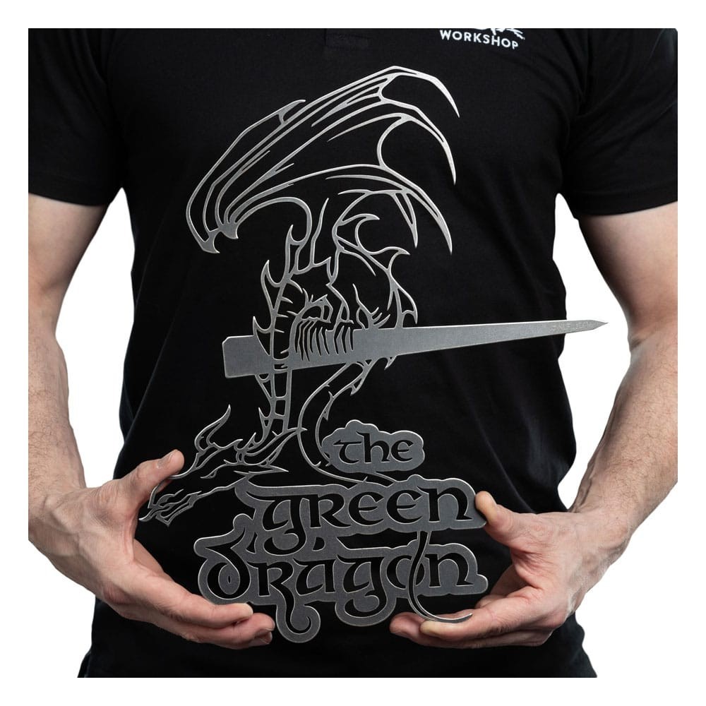 THE LORD OF THE RINGS THE GREEN DRAGON METALBIRD INSEGNA WETA