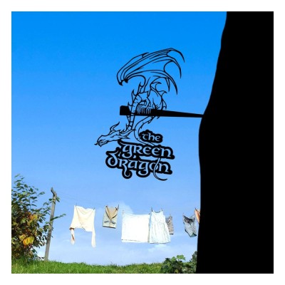 THE LORD OF THE RINGS THE GREEN DRAGON METALBIRD INSEGNA WETA