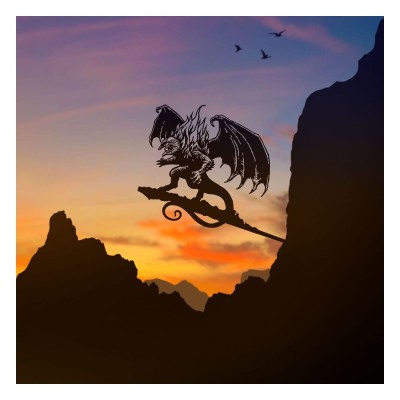 THE LORD OF THE RINGS BALROG METALBIRD INSEGNA WETA