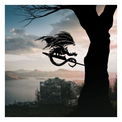 THE LORD OF THE RINGS FELL BEAST METALBIRD INSEGNA WETA