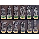 LORD OF THE RINGS CHESS PIECES LE DUE TORRI CHARACTERS PACK NEMESIS NOW
