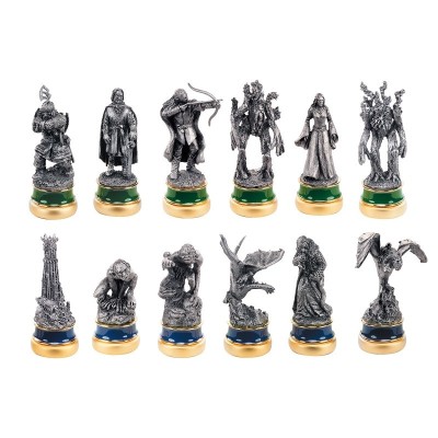 LORD OF THE RINGS CHESS PIECES LE DUE TORRI CHARACTERS PACK NEMESIS NOW