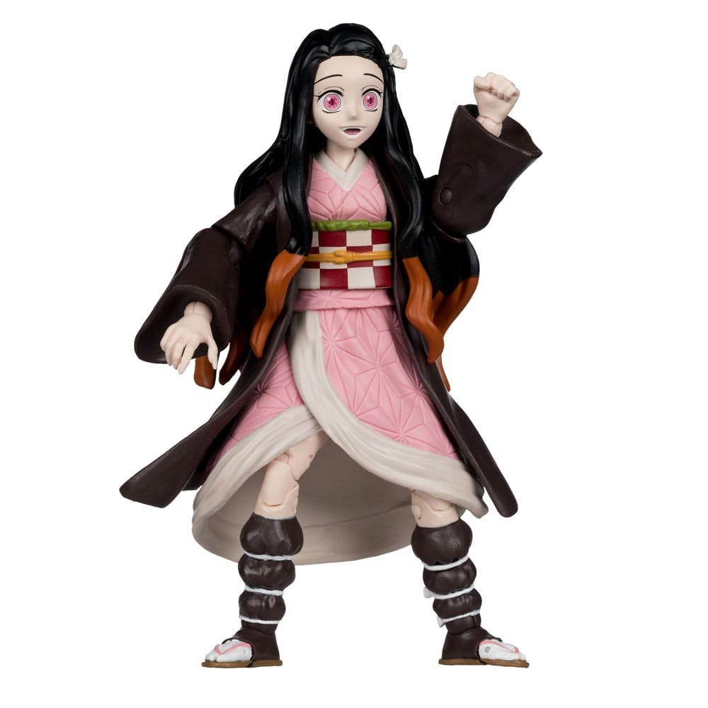 MC FARLANE DEMON SLAYER NEZUKO KAMADO PLATINUM EDITION PVC ACTION FIGURE