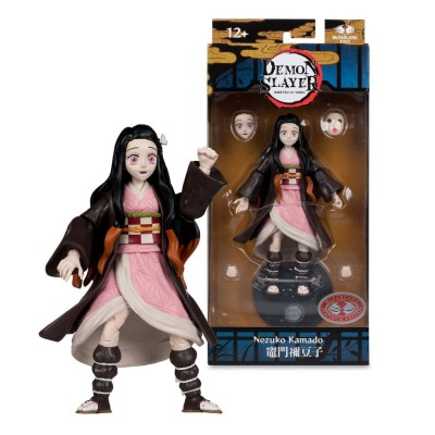MC FARLANE DEMON SLAYER NEZUKO KAMADO PLATINUM EDITION PVC ACTION FIGURE