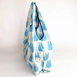 MARUSHIN MY NEIGHBOR TOTORO BLUE SILHOUETTE TOTE BAG