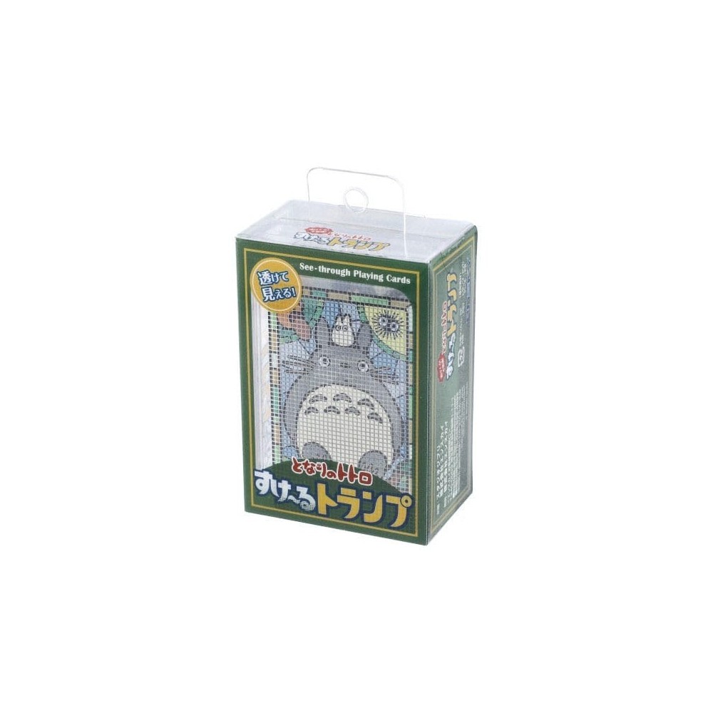 STUDIO GHIBLI MY NEIGHBOR TOTORO TRANSPARENT POKER PLAYING CARDS DECK
