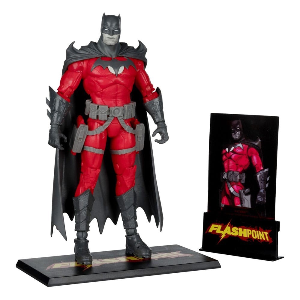 DC MULTIVERSE BATMAN FLASHPOINT GOLD LABEL ACTION FIGURE MC FARLANE
