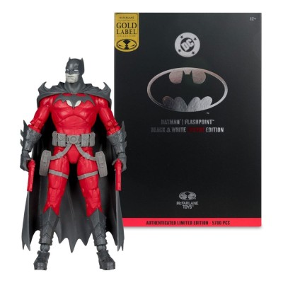 MC FARLANE DC MULTIVERSE BATMAN FLASHPOINT GOLD LABEL SERIES PVC ACTION FIGURE