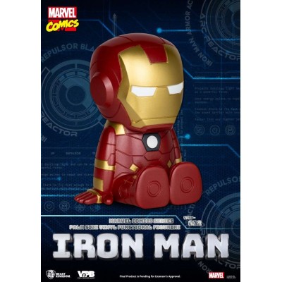 MARVEL COMICS IRON MAN PALM SIZE VINYL BANK SALVADANAIO BEAST KINGDOM