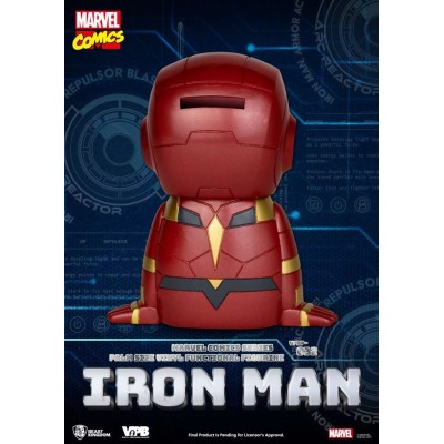 MARVEL COMICS IRON MAN PALM SIZE VINYL BANK SALVADANAIO BEAST KINGDOM