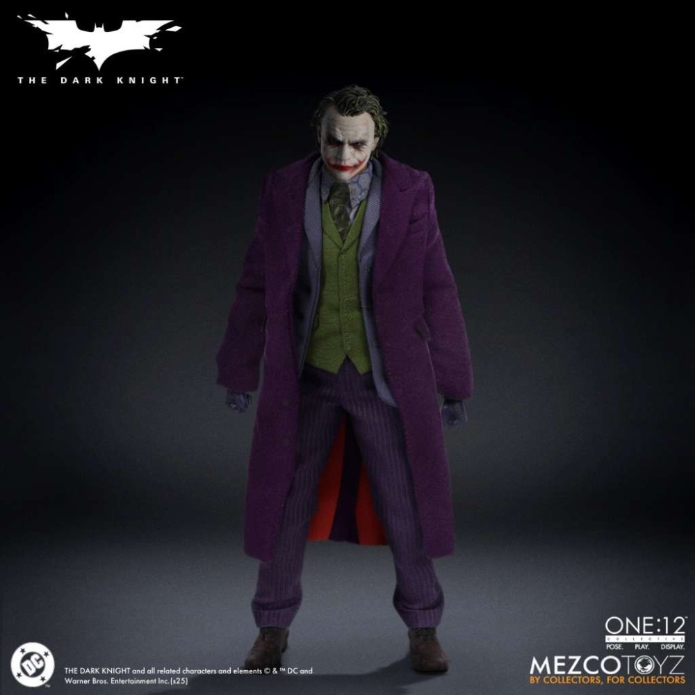 BATMAN THE DARK KNIGHT THE JOKER ONE:12 COLLECTIVE ACTION FIGURE MEZCO TOYS