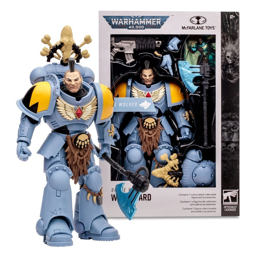 WARHAMMER 40K SPACE WOLVES WOLF GUARD 18CM ACTION FIGURE MC FARLANE
