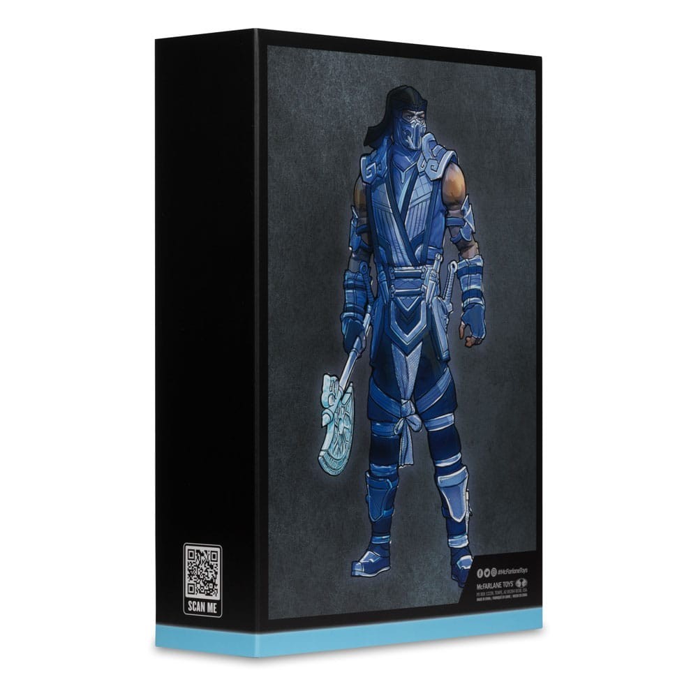 MORTAL KOMBAT 11 SUB-ZERO GLOW IN THE DARK GOLD LABEL ACTION FIGURE MC FARLANE