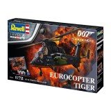 REVELL JAMES BOND 007 GOLDEN EYE EUROCOPTER TIGER 1/72 MODEL KIT FIGURE