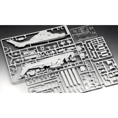 REVELL JAMES BOND 007 GOLDEN EYE EUROCOPTER TIGER 1/72 MODEL KIT FIGURE