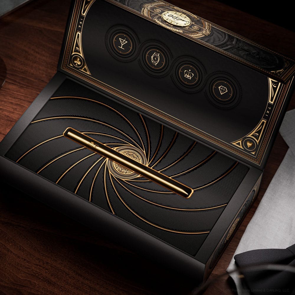 THEORY11 JAMES BOND 007 POKER PLAYING CARDS BOX GOLD EDITION SET 3 DECKS