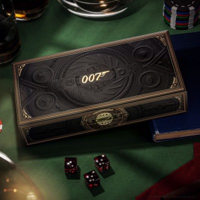 JAMES BOND 007 POKER PLAYING CARDS BOX GOLD EDITION SET 3 MAZZI THEORY11