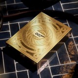 JAMES BOND 007 POKER PLAYING CARDS BOX GOLD EDITION SET 3 MAZZI THEORY11