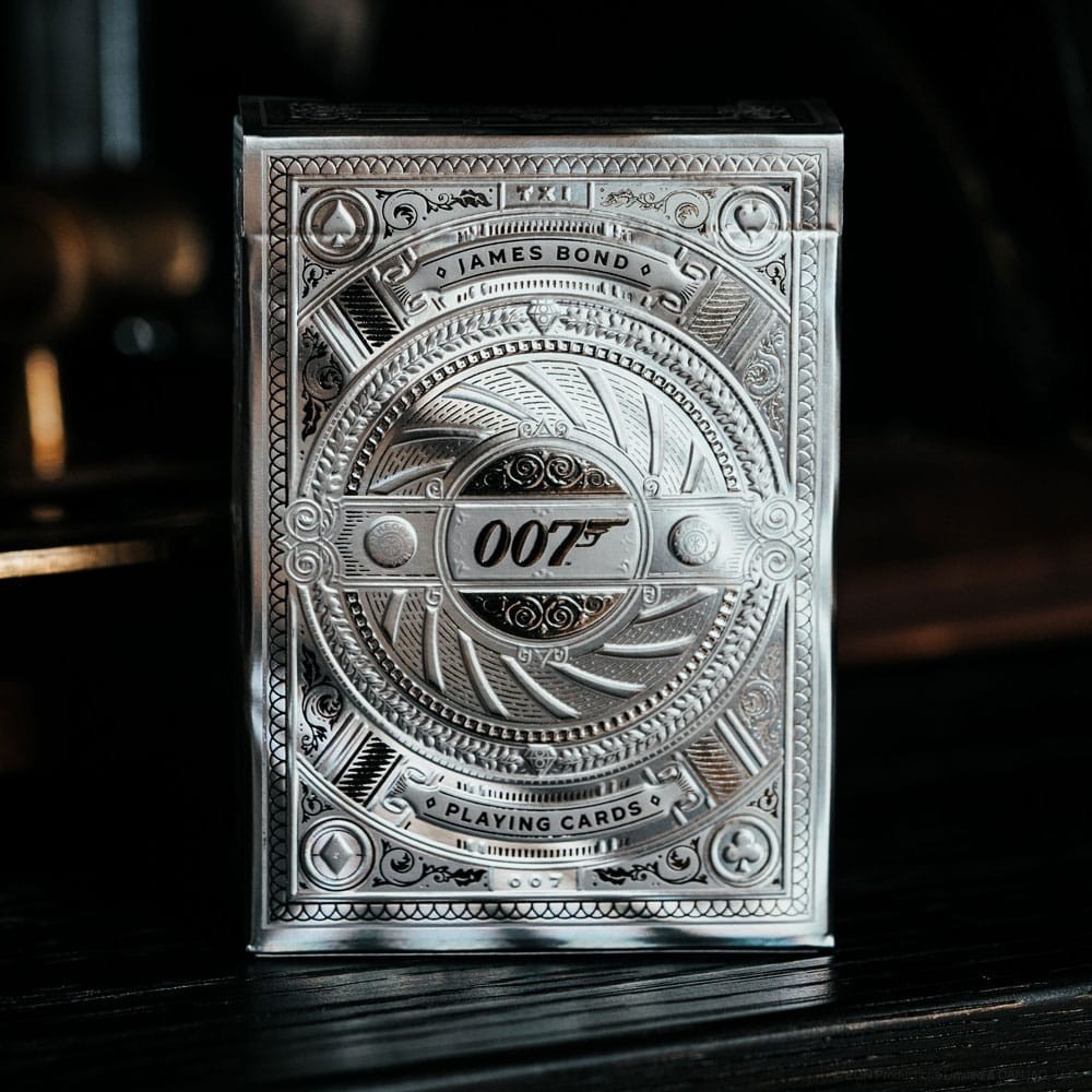 THEORY11 JAMES BOND 007 POKER PLAYING CARDS SILVER EDITION DECK