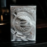 THEORY11 JAMES BOND 007 POKER PLAYING CARDS SILVER EDITION DECK