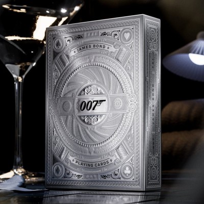 JAMES BOND 007 POKER PLAYING CARDS SILVER EDITION MAZZO THEORY11