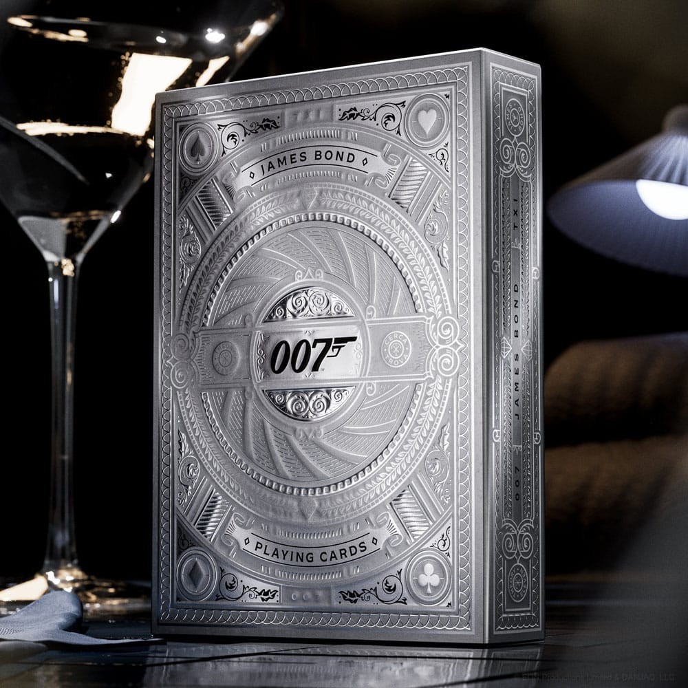 THEORY11 JAMES BOND 007 POKER PLAYING CARDS SILVER EDITION DECK