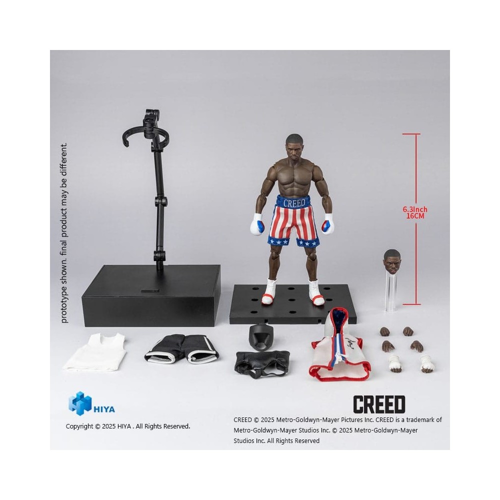 CREED EXQUISITE SUPER SERIES ADONIS CREED 1/12 ACTION FIGURE HIYA TOYS