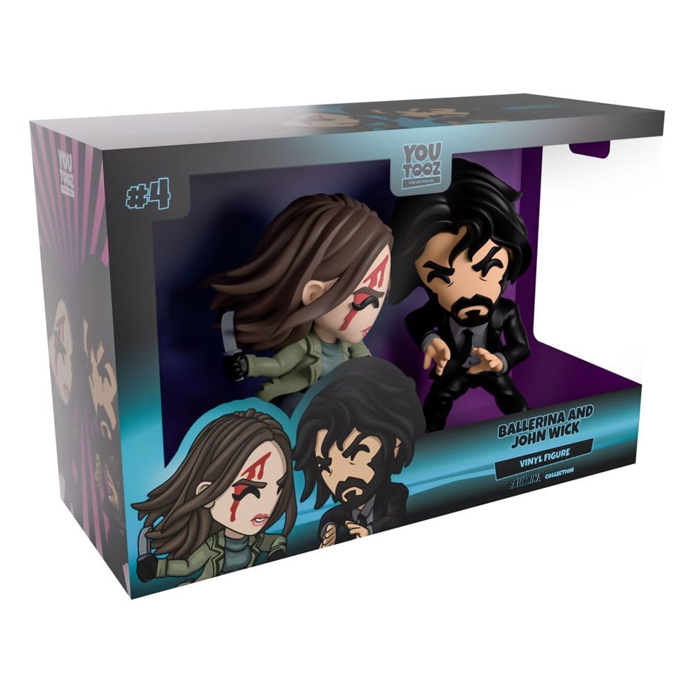 YOUTOOZ JOHN WICK BALLERINA JOHN AND BALLERINA 2-PACK VINYL FIGURES