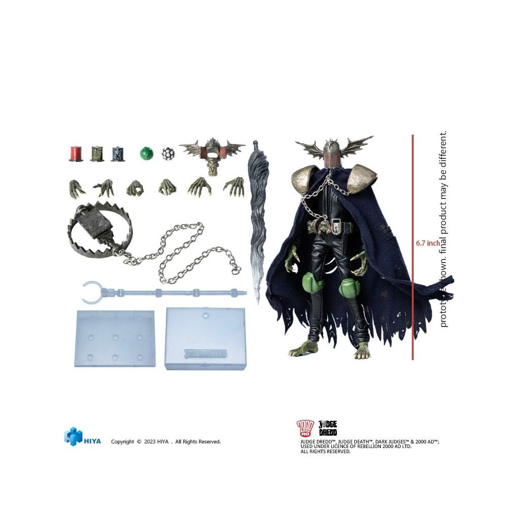 HIYA TOYS JUDGE DREDD EXQUISITE SUPER SERIES JUDGE FEAR ACTION FIGURE