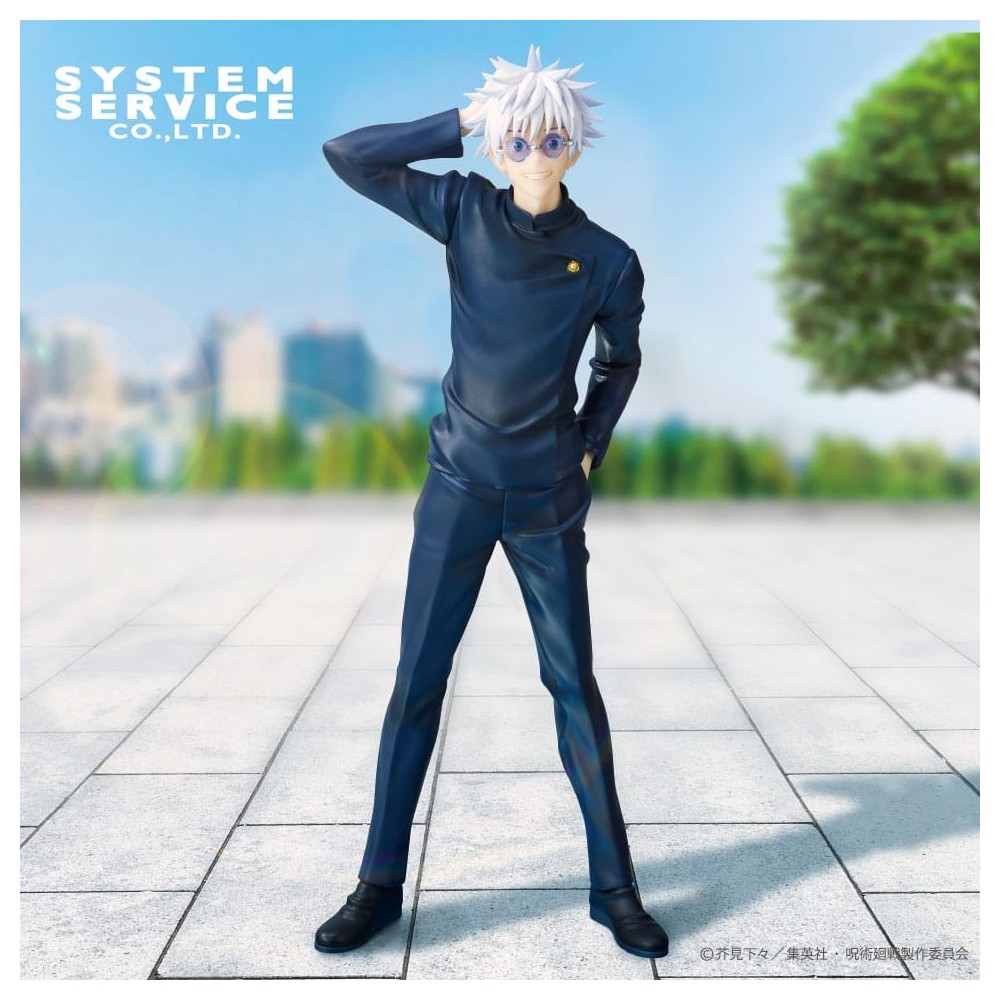 SYSTEM SERVICE JUJUTSU KAISEN VIVIT SATORU GOJO TOKYO JUJUTSU HIGH SCHOOL VER FIGURE STATUE