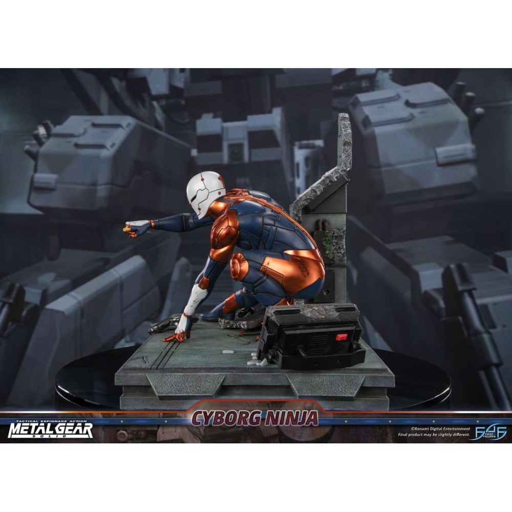 FIRST4FIGURES METAL GEAR SOLID CYBORG NINJA GRAY FOX RESIN STATUE FIGURE