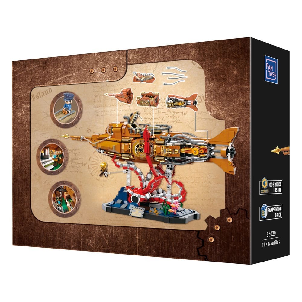PANTASY ORIGINAL STEAMPUNK THE NAUTILUS CONSTRUCTION SET FIGURE PANTASY